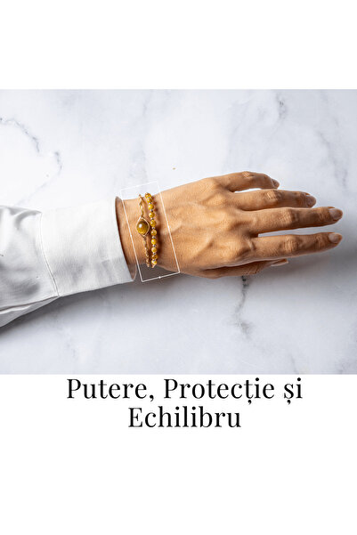 craftmystic Power and Protection - Golden Tiger Eye Bracelet