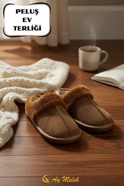 AYMELEK Γυναικείες παντόφλες εσωτερικού χώρου με βελούδινη επένδυση, χειμερινές παντόφλες με μαλακή σόλα