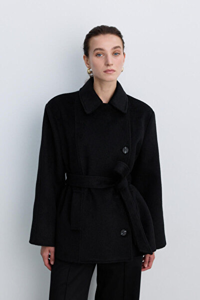 BE BLUE Black Medium Size Overcoat
