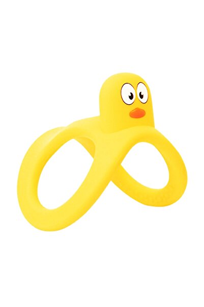 Mombella Silicone Teething Ring, - Happy Duck