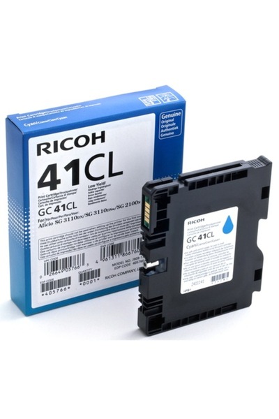 Ricoh Gel Ink Cartridge Cyan 600 GC 41CL