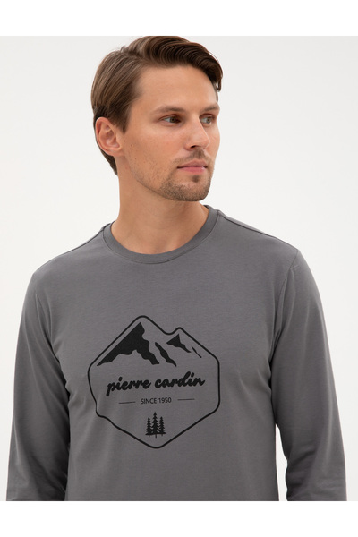 Pierre Cardin Koyu Gri Pijama Takımı 50322632-VR080