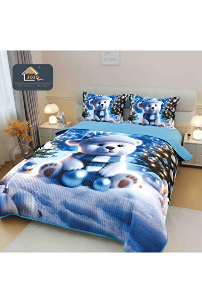 Inovius 5D Digital Printing Bedspread - Christmas Pattern CVT1011