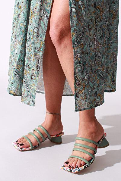 İDİL Green Skin Women's Slippers