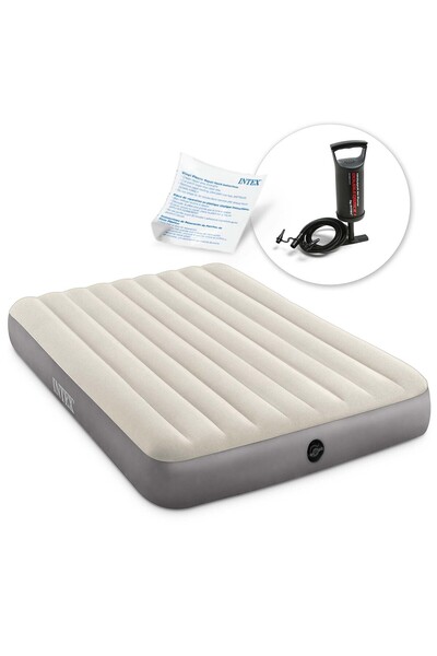 Other Saltea gonflabilă 203x152x25 cm cu pompă cu piston INTEX 64103