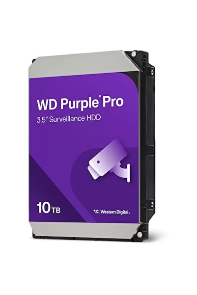 WESTERN DIGITAL HDD violet de 10 TB, 7200 RPM, 3,5", pentru monitorizare
