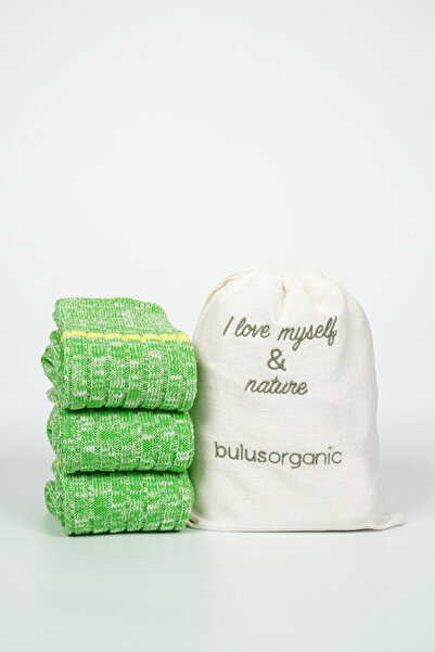 Buluş Organic Κάλτσες από οργανικό βαμβάκι 3 τεμαχίων Flamlı Moline