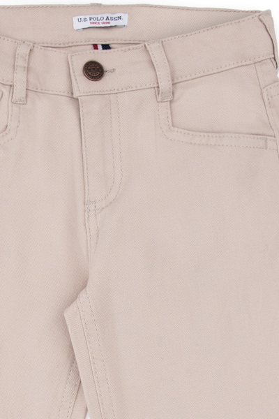 U.S. Polo Assn. Boy's Stone Canvas Trousers 50317273-Vr049