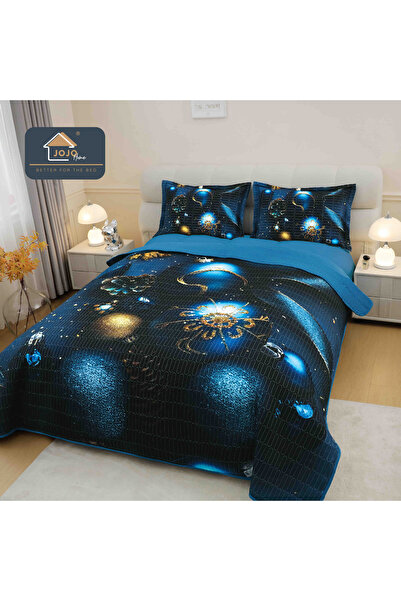 Inovius 5D Digital Printing Bedspread - Christmas Pattern CVT1006