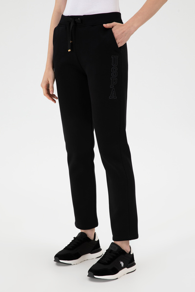 U.S. Polo Assn. Kadın Siyah Şardonlu Eşofman Altı 50313583-VR046