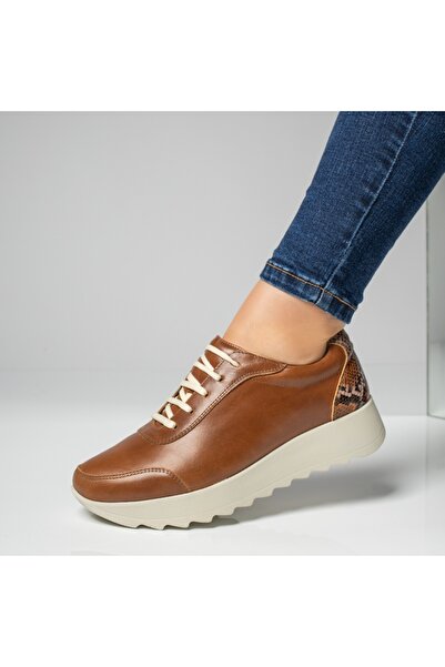 Modlet.ro Pantofi casual damă maro din piele naturală MOD00430