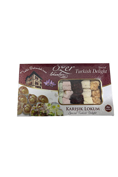 ALİ ÇELİK TARİHİ SAFRANBOLU ÖZER LOKUMLARI 1967 Karışık Safranbolu Lokumu 250 Gr