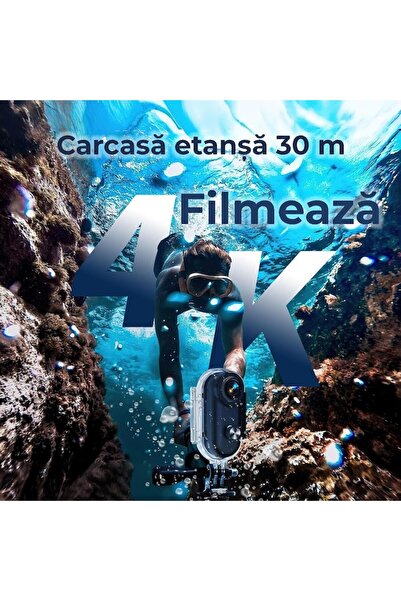 miraza UHD 4K WiFi Body Worn Camera, 120 Angle, Loop Recording, MicroSD max 256GB, Magnetic