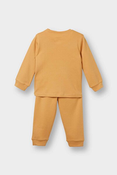 DeFacto Erkek Bebek Pijama Takımı Aslan Baskılı Uzun Kollu Üst Uzun Alt F0551A525AU