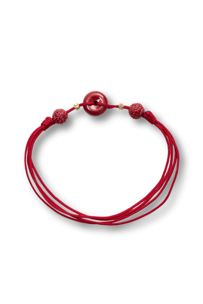 craftmystic Brățară pe o piatră de cinabru pe un snur