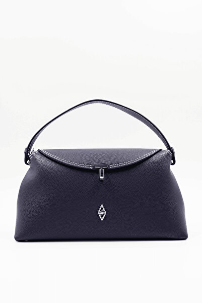 Aron Atelier Rebeca Lacivert Kadın Dikiş Detaylı Kadın El Çantası