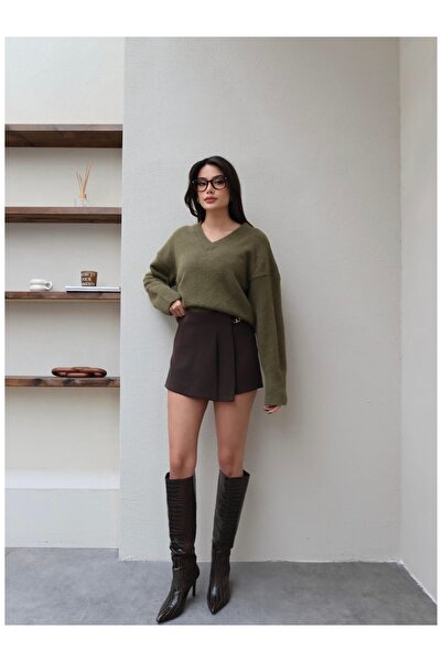 ESRAHELVACI Σορτς φούστα με λεπτομέρεια από αλυσίδα