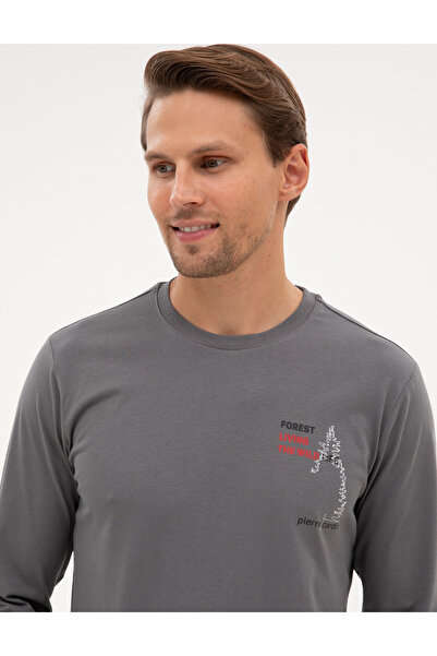 Pierre Cardin Koyu Gri Pijama Takımı 50322635-VR080