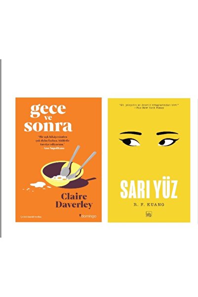 Domingo Yayınevi gece ve sonra + sariyuz=(2 adet kitap)