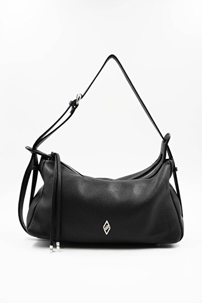 Aron Atelier Juana Siyah Kadın Omuz Çantası