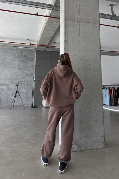 BayBayan SET DE Trening Premium Supradimensionat cu Glugă pentru Femei