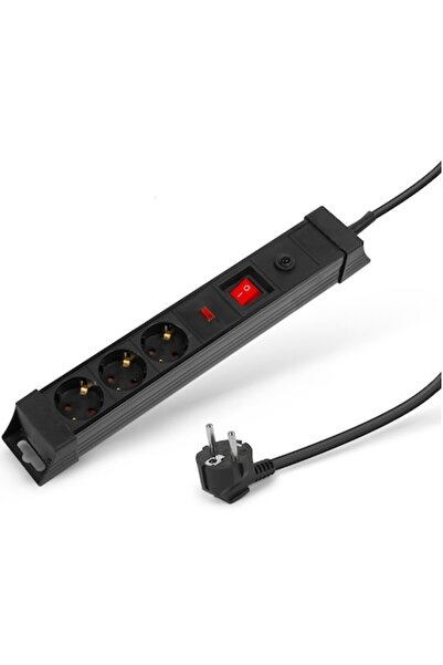 DELIGHT Prelungitor 20249-3, cu intrerupator, 3 prize, protectie copii/suprat...