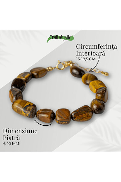 craftmystic Balance Jewellery - Tiger Eye Crystal Bracelet