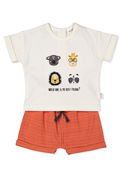 Bebetto طقم شورت جاكارلي سوبريم مكون من قطعتين (بובי وأنا) كيريميت