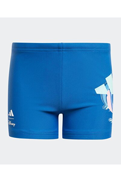 adidas ملابس سباحة ليلو وستيتش من ديزني، مقاس 1 بوصة، لون بحري داكن/لون أزرق ...