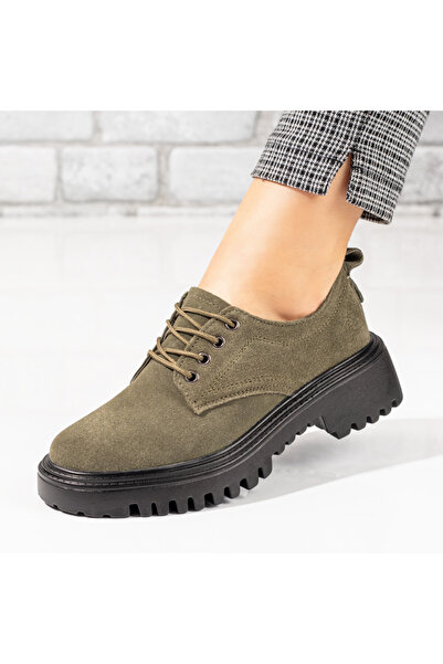 Modlet.ro Дамски ежедневни обувки от кожа в зелено MOD10278