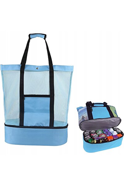 Other GEANTĂ DE PLAJĂ MULTIFUNCȚIONALĂ PENTRU PICNIC ȘI CUMPĂRĂTURI + CAMERĂ TERMICĂ DE RĂCIRE