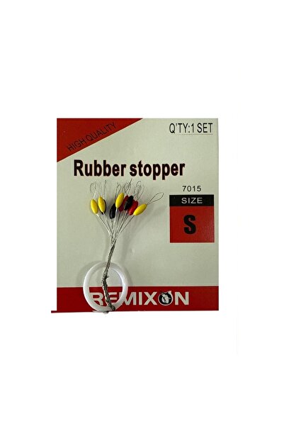 REMIXON 7015 Kauçuk Misina Stoperi 12 Adet NO:S
