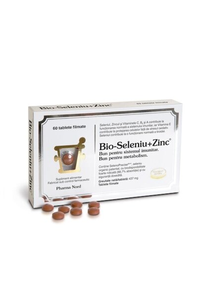 Pharma Nord Bio-Seleniu Zinc 60 comprimate