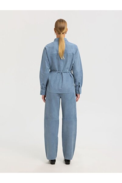 Selected Femme Langarmhemd Wildleder