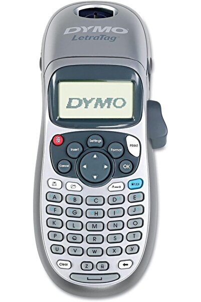 Dymo صانع الملصقات، صانع الملصقات المحمول LetraTag 100H، سهل الاستخدام، شاشة LCD مكونة من 13 حرفًا، رائع لـ
