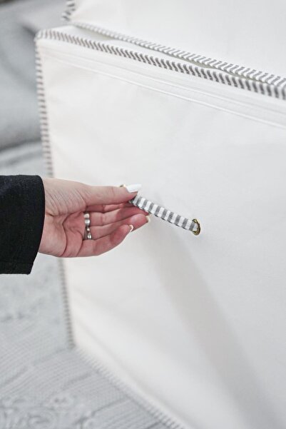 ALAS Set of 3 Drawstring Storage Bins 65 X 30 X 20 Cm.