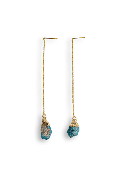 craftmystic Claritate și Inspirație - Cercei lungi cu apă brută