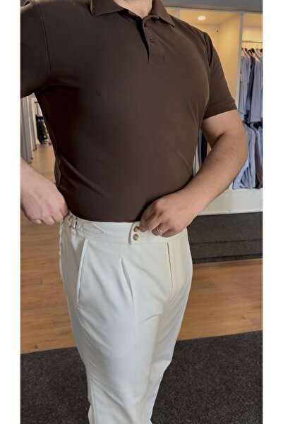 Couture For Gentlemen Gurkha Italian Style Trousers White CFGK020