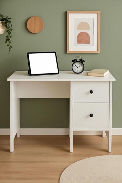 my design eviniz için en özel tasarımlar Study 2 çekmeceli çalışma masası