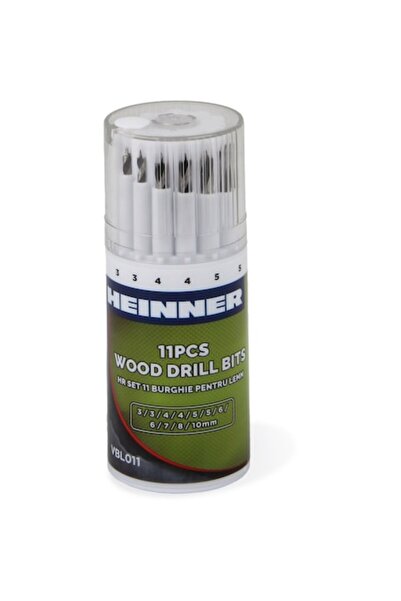 Heinner Set 11 burghie pentru lemn VBL011, 3-10 mm dimensiune burghie