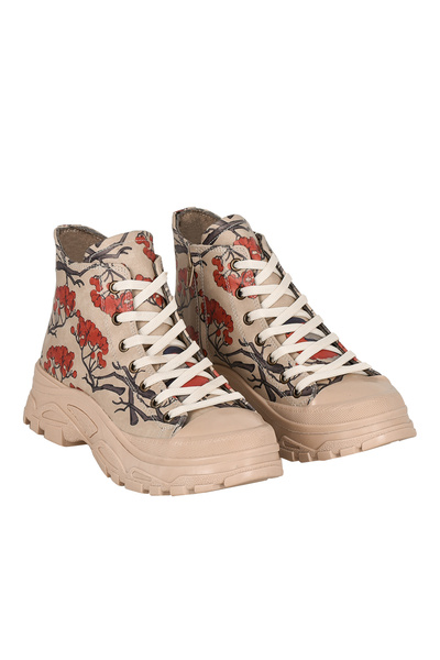 Streetfly Printed Colorful Women's Boots