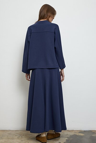 QANU Jasmin Skirt Suit Navy Blue