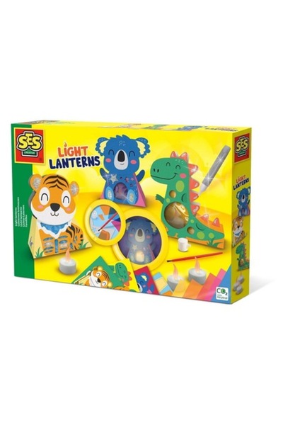 SES Creative Комплект за изработка на LED фенери с животни