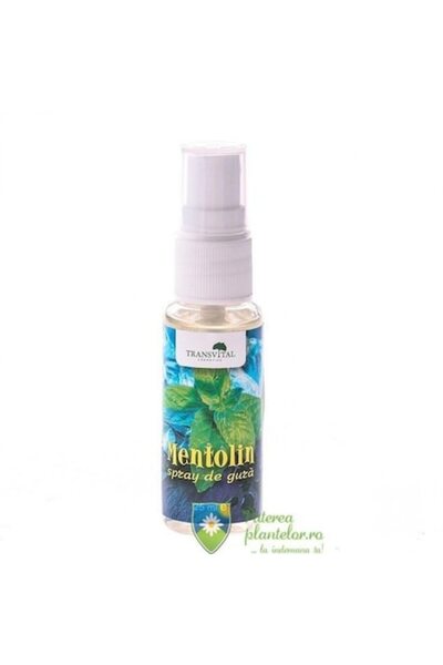 Transvital Spray de gura Mentolin, 25ml,