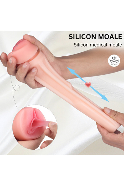 OEM Aparat masaj intim masculin manual ,Ultra realist, Simulator, Silicon medical moale