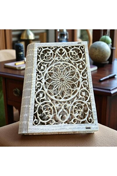 golden team Elegant wooden box for storing the Holy Quran - Islamic design