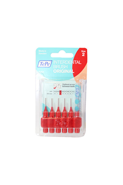 TePe Red Interdental Brushes 0.5 mm 6 pieces