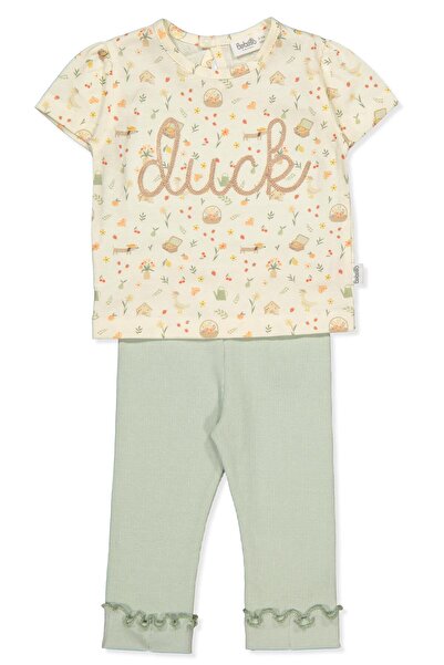 Bebetto Supreme T-Shirt 2-Piece Set (Cute Duck) Mint