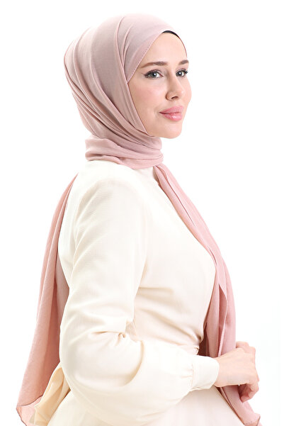 sefamerve Weicher Baumwollschal 70283-21 Dunkles Puder