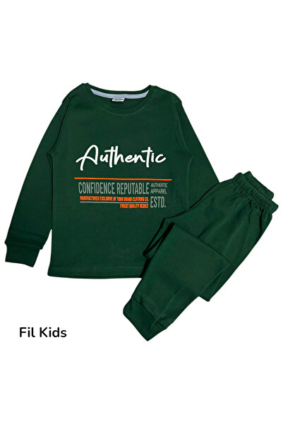 Fil Kids Dečačka 100% pamuk delna tkanina zelene boje autentična Sa deznom zi...